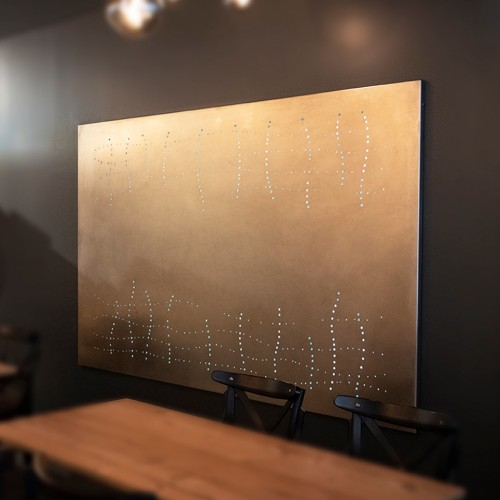 Moucharabieh d'intérieur sur mesure, intégré à l'architecture