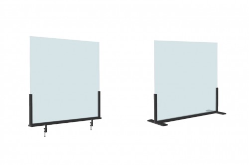 Cloisons avec serre-joints combinées